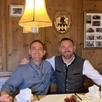 Gastgeber Thomas und Stefan Erber